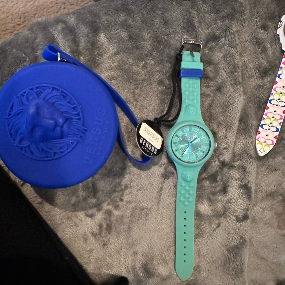 Versus Turquoise Watch with Blue Case